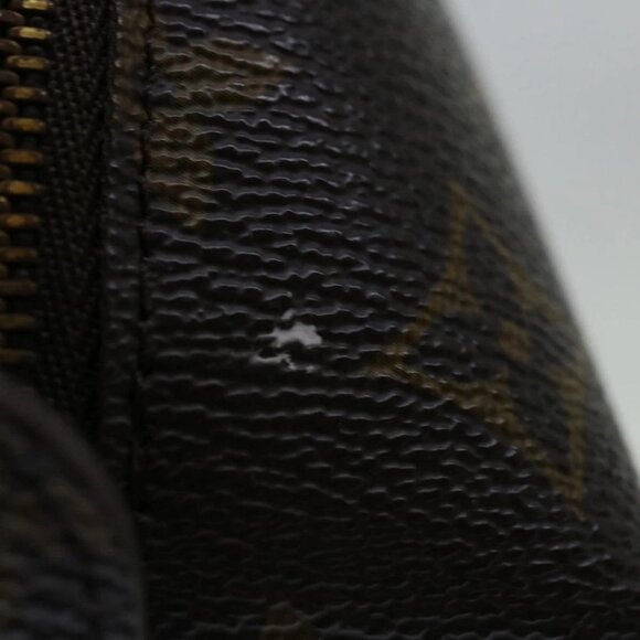 LOUIS VUITTON Monogram Trousse Demi Ronde Cosmetic Pouch M47520 LV Auth 67715 - Picture 7 of 14